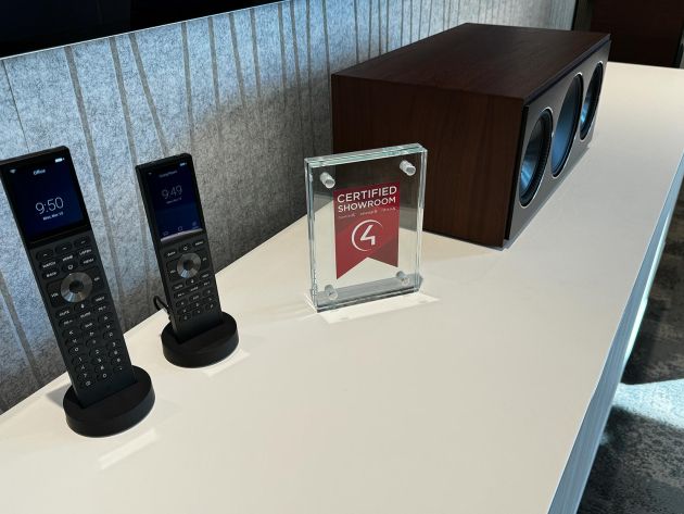 ZOME Showroom: Control4 remotes and Control4 Certified badge